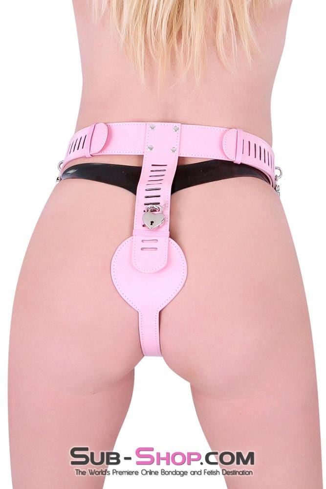 0902RS      Locking Princess Pink Female Chastity Belt Chastity   , Sub-Shop.com Bondage and Fetish Superstore
