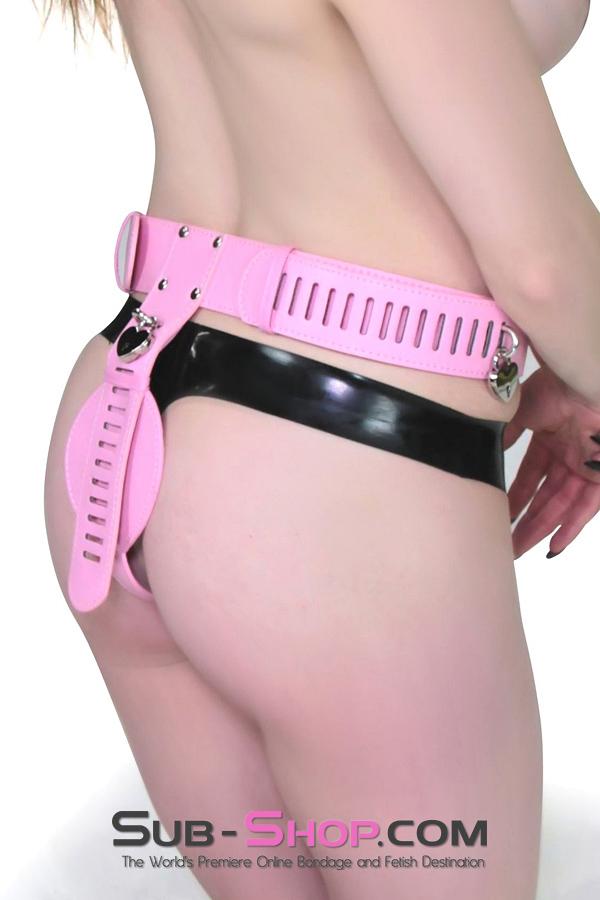 0902RS      Locking Princess Pink Female Chastity Belt Chastity   , Sub-Shop.com Bondage and Fetish Superstore