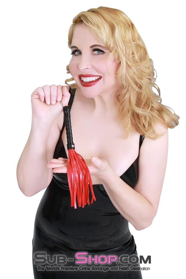 9031DL L’il Red Whipper 12” Leatherette Bondage Whip Whip , Sub-Shop.com Bondage and Fetish Superstore