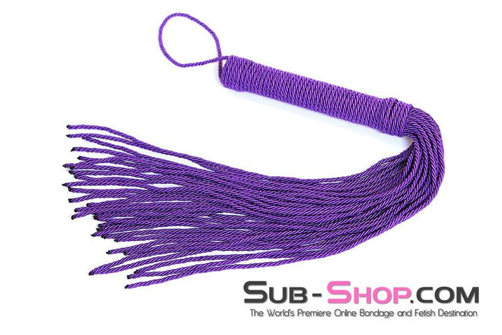 9034DL      Strike a Cord 19” Purple Strand Whip - LAST CHANCE - Final Closeout! Black Friday Blowout   , Sub-Shop.com Bondage and Fetish Superstore