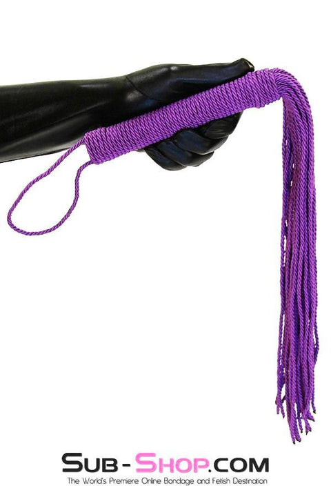 9034DL      Strike a Cord 19” Purple Strand Whip - LAST CHANCE - Final Closeout! Black Friday Blowout   , Sub-Shop.com Bondage and Fetish Superstore