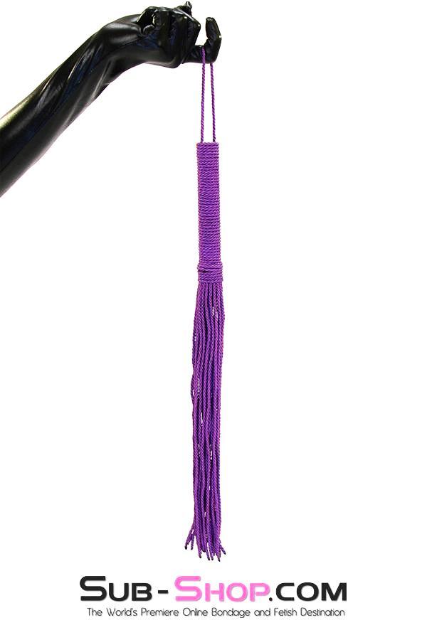 9034DL      Strike a Cord 19” Purple Strand Whip - LAST CHANCE - Final Closeout! Black Friday Blowout   , Sub-Shop.com Bondage and Fetish Superstore