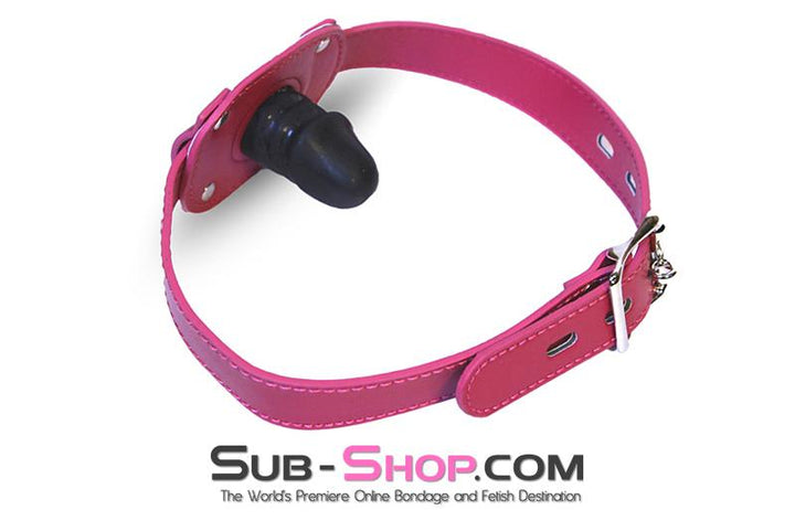9053DL-SIS      Sissy Slave Bondage Locking Rubber Sex Kinky Mistress Bomb Pink Penis Gag Sissy   , Sub-Shop.com Bondage and Fetish Superstore