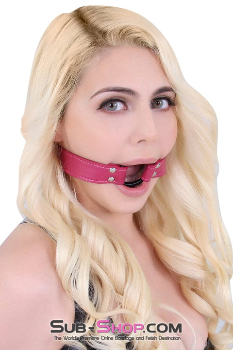 9057DL      Sex Bomb Pink Open Mouth Ring Gag Gags   , Sub-Shop.com Bondage and Fetish Superstore