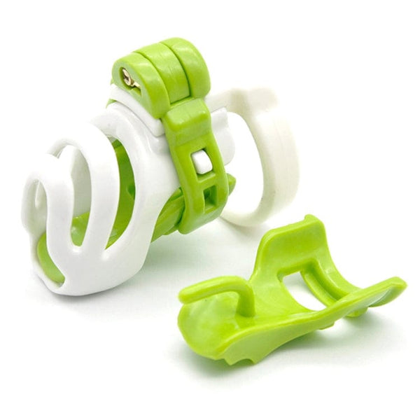 9066M      Mean Green Long Male Chastity with Prince Albert Insert - LAST CHANCE - Final Closeout! MEGA Deal   , Sub-Shop.com Bondage and Fetish Superstore