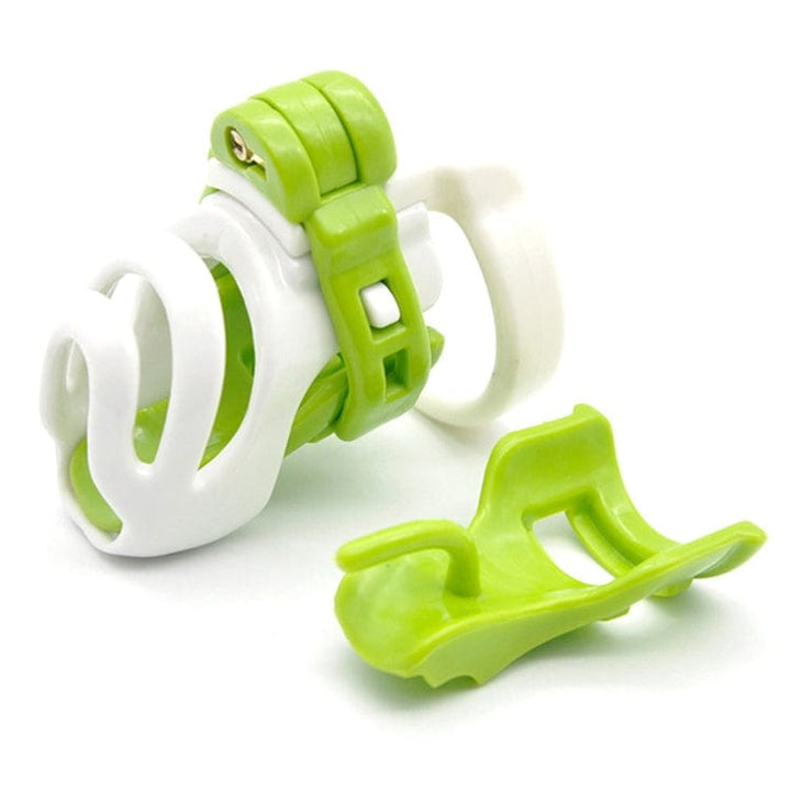 9066M      Mean Green Long Male Chastity with Prince Albert Insert - LAST CHANCE - Final Closeout! MEGA Deal   , Sub-Shop.com Bondage and Fetish Superstore