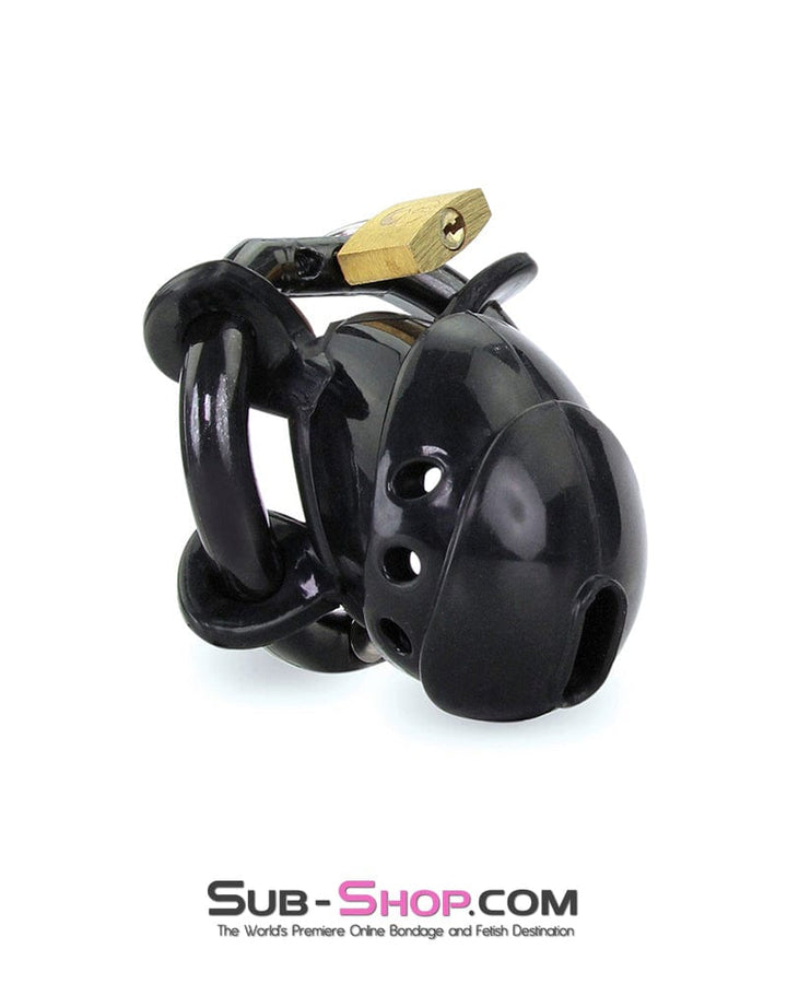 9098AE-SIS      Ruined Orgasms Black Silicone Sissy Chastity Cock Cage Sissy   , Sub-Shop.com Bondage and Fetish Superstore