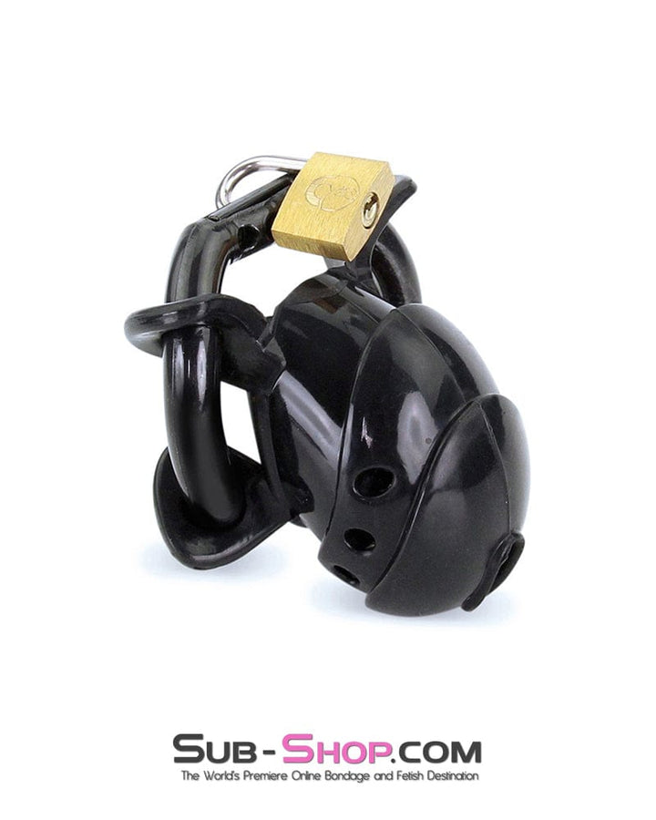 9098AE-SIS      Ruined Orgasms Black Silicone Sissy Chastity Cock Cage Sissy   , Sub-Shop.com Bondage and Fetish Superstore