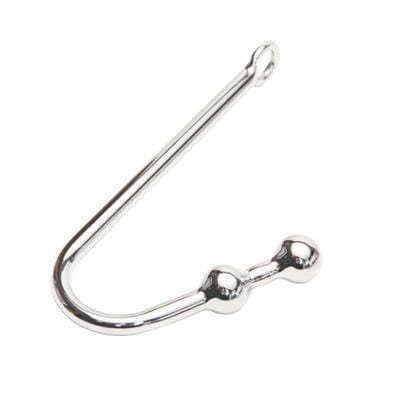 9315HS   Chrome Steel Double Ball Bondage Slave Vaginal or Anal Hook Anal Toys   , Sub-Shop.com Bondage and Fetish Superstore