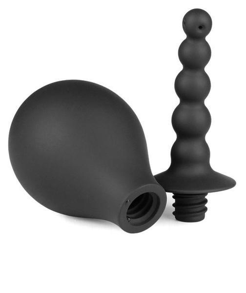 9317M      Personal Cleansing Silicone Beaded Enema Play Kit enema   , Sub-Shop.com Bondage and Fetish Superstore