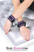 0958M      Sexy & Strict Purple Patent Look Wrist Bondage Cuffs - LAST CHANCE - Final Closeout! Black Friday Blowout   , Sub-Shop.com Bondage and Fetish Superstore