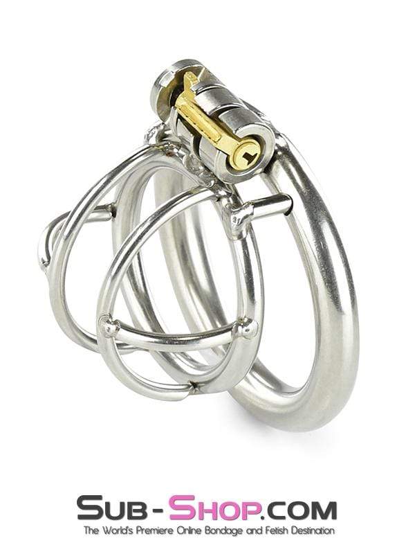 0963RS-SIS      Tiny Sissy Tool High Security Steel Locking Male Bondage Chastity Device Sissy   , Sub-Shop.com Bondage and Fetish Superstore