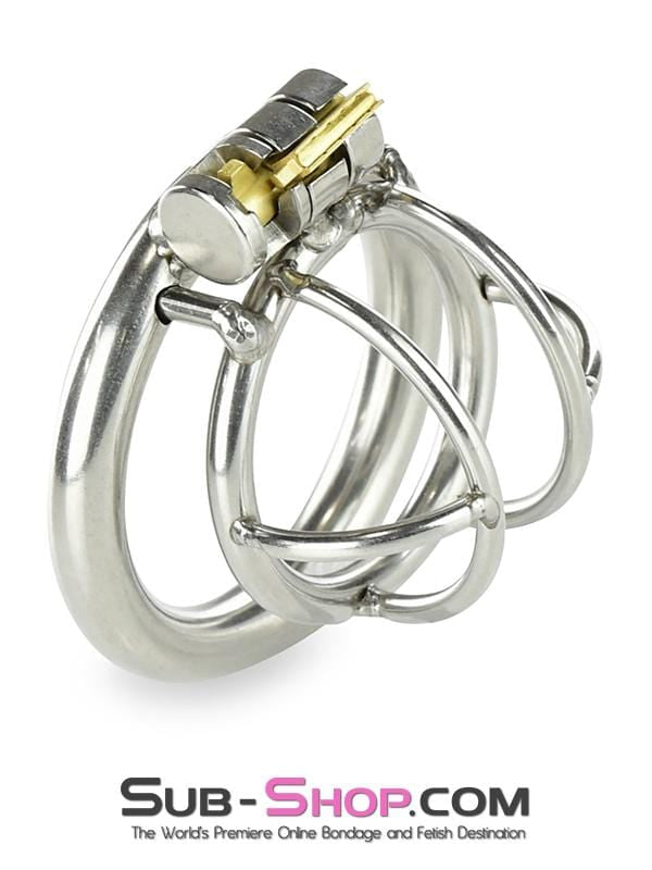 0963RS      Tiny Tool High Security Steel Locking Male Bondage Chastity Device Chastity   , Sub-Shop.com Bondage and Fetish Superstore