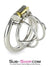 0963RS-SIS      Tiny Sissy Tool High Security Steel Locking Male Bondage Chastity Device Sissy   , Sub-Shop.com Bondage and Fetish Superstore