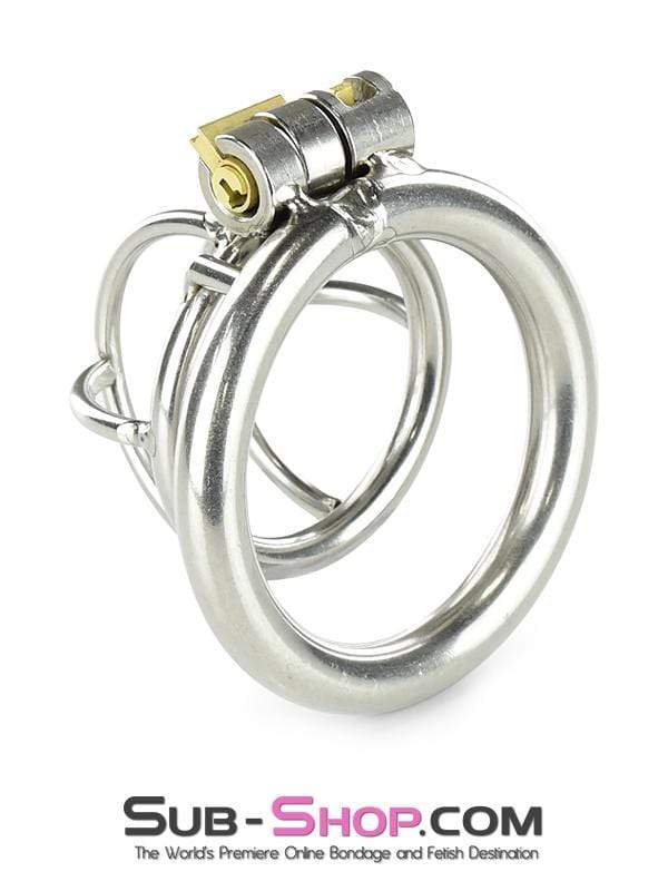 0963RS-SIS      Tiny Sissy Tool High Security Steel Locking Male Bondage Chastity Device Sissy   , Sub-Shop.com Bondage and Fetish Superstore
