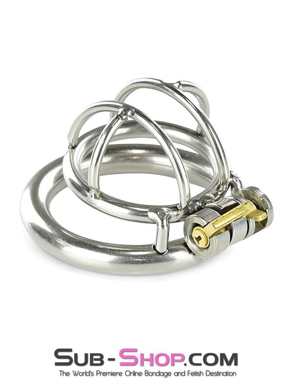 0963RS      Tiny Tool High Security Steel Locking Male Bondage Chastity Device Chastity   , Sub-Shop.com Bondage and Fetish Superstore