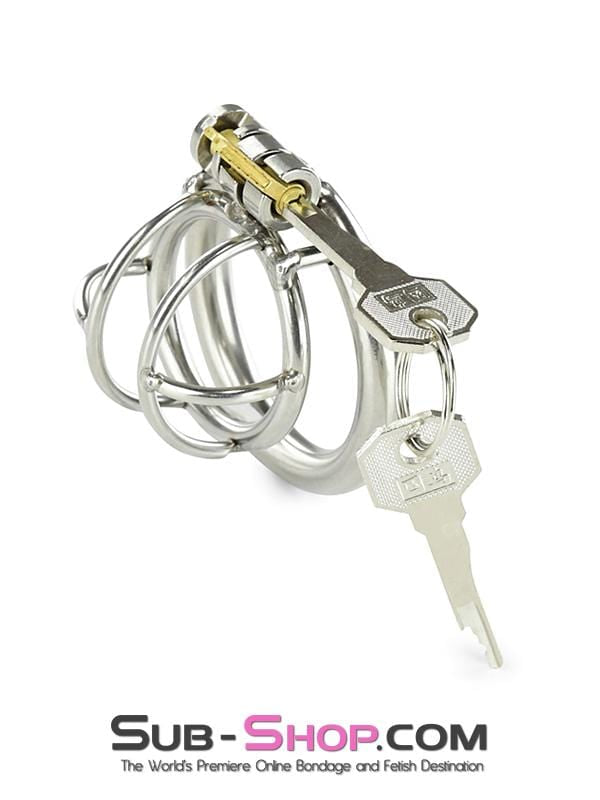 0963RS      Tiny Tool High Security Steel Locking Male Bondage Chastity Device Chastity   , Sub-Shop.com Bondage and Fetish Superstore