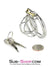 0963RS-SIS      Tiny Sissy Tool High Security Steel Locking Male Bondage Chastity Device Sissy   , Sub-Shop.com Bondage and Fetish Superstore