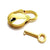 9729K      Gold Series Jailer’s Mini Padlock Padlock   , Sub-Shop.com Bondage and Fetish Superstore