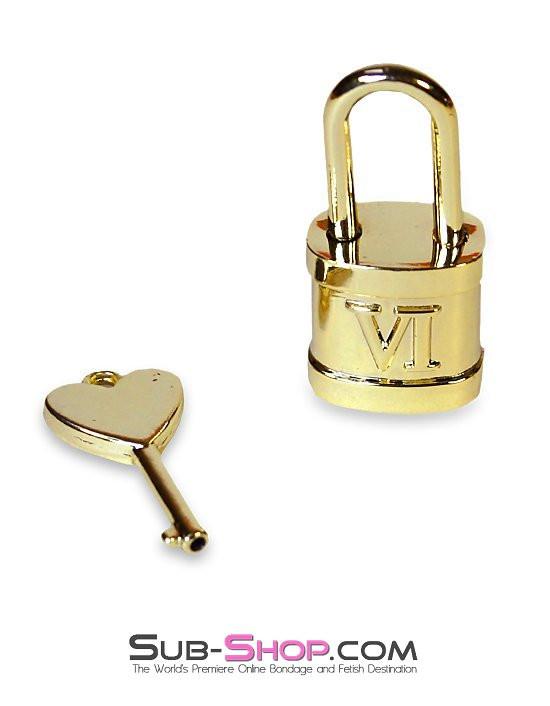 9732K      Gold Series Sex Lock Padlock   , Sub-Shop.com Bondage and Fetish Superstore