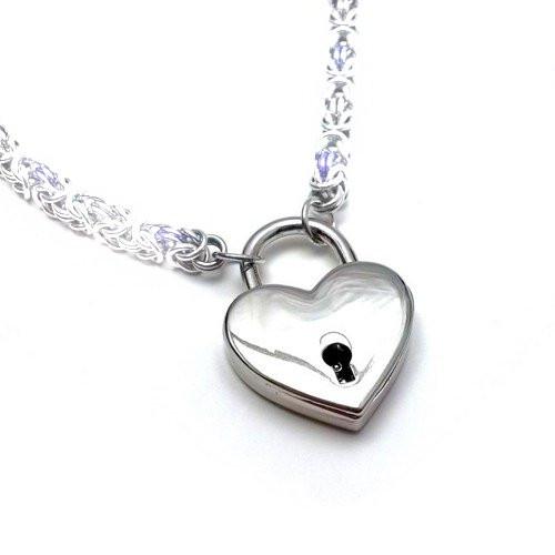 9735K      Under Lock & Key Chrome Heart Padlock - MEGA Deal MEGA Deal   , Sub-Shop.com Bondage and Fetish Superstore