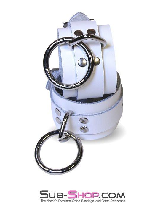 9741A      Pure Submission Locking Leather Ankle Cuffs Cuffs   , Sub-Shop.com Bondage and Fetish Superstore
