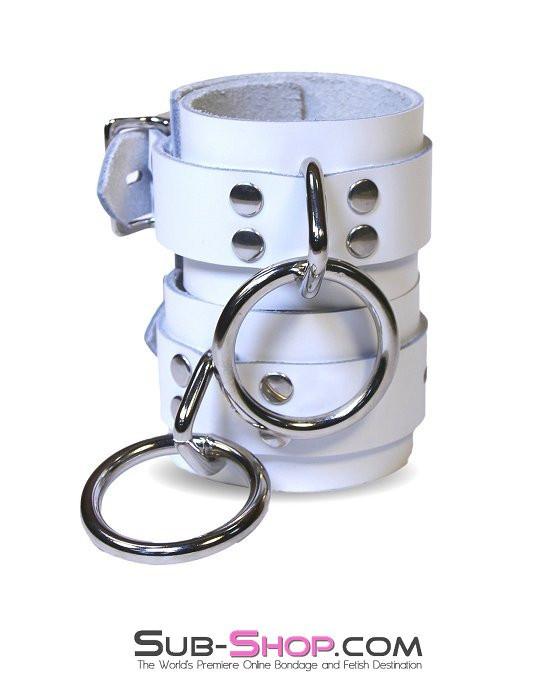 9741A      Pure Submission Locking Leather Ankle Cuffs Cuffs   , Sub-Shop.com Bondage and Fetish Superstore