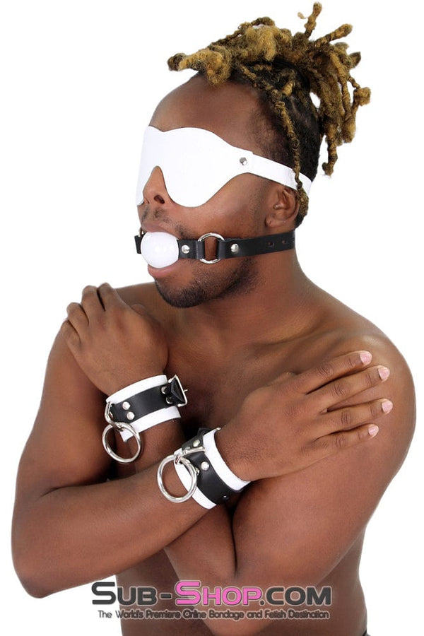 9742A-SIS      Bounds Sissy Drifted Locking Wrist Cuffs Sissy   , Sub-Shop.com Bondage and Fetish Superstore