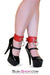 9745A      Lust Cuffs Locking Red Leather Ankle Cuffs - LAST CHANCE - Final Closeout! MEGA Deal   , Sub-Shop.com Bondage and Fetish Superstore