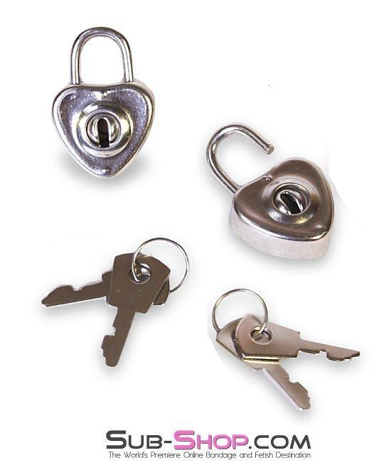 9746A      My Heart’s Desire Padlocks Pair Padlock   , Sub-Shop.com Bondage and Fetish Superstore