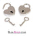 9751A      Under Lock & Key Chrome Heart Padlocks Pair - LAST CHANCE - Final Closeout! MEGA Deal   , Sub-Shop.com Bondage and Fetish Superstore