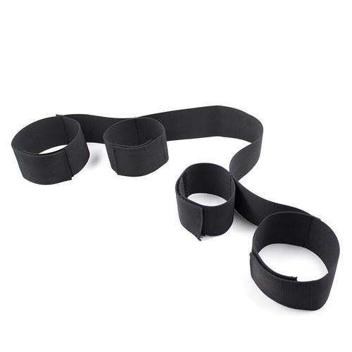 9763M      Beginner's Connected Cuffs Bondage Set - LAST CHANCE - Final Closeout! Black Friday Blowout   , Sub-Shop.com Bondage and Fetish Superstore