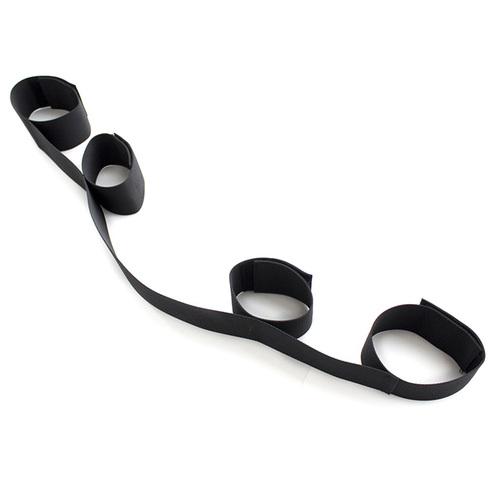 9763M      Beginner's Connected Cuffs Bondage Set - LAST CHANCE - Final Closeout! Black Friday Blowout   , Sub-Shop.com Bondage and Fetish Superstore