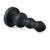 9768M      The Game Piece Black Silicone Butt Plug with Suction Cup Base - LAST CHANCE - Final Closeout! Black Friday Blowout   , Sub-Shop.com Bondage and Fetish Superstore