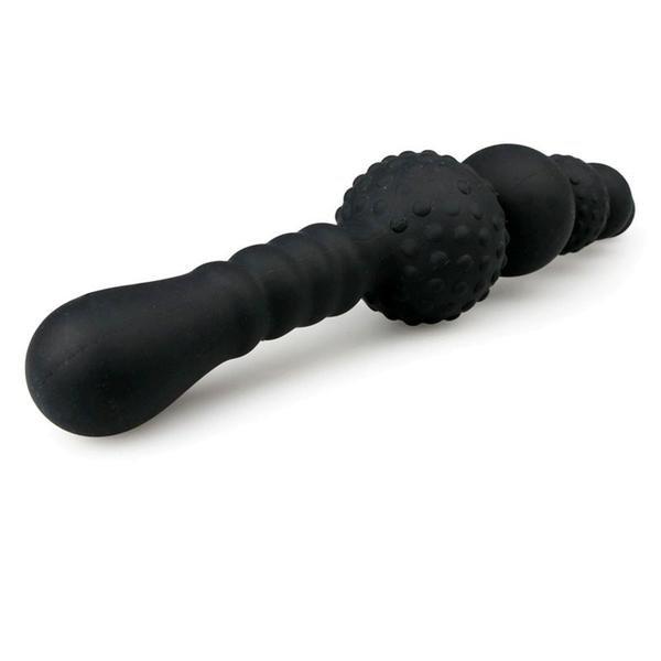 9770M      Ravishment Rod Graduated Nubby Silicone Stimulator with Grip Handle - LAST CHANCE - Final Closeout! Black Friday Blowout   , Sub-Shop.com Bondage and Fetish Superstore