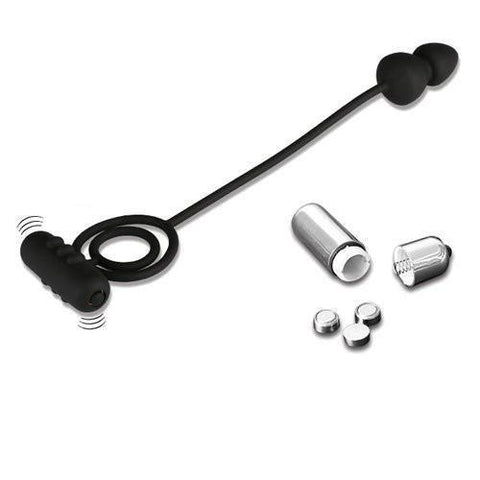 9771M      Vibrating Silicone Cock & Ball Ring with Anal Stimulator - LAST CHANCE - Final Closeout! Black Friday Blowout   , Sub-Shop.com Bondage and Fetish Superstore