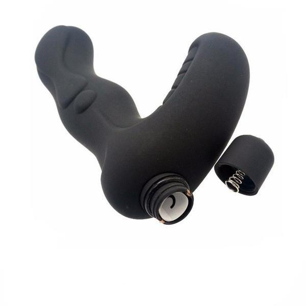 9772M      Prostate & Perineum Rocker Vibrating Silicone P-Spot Massager - LAST CHANCE - Final Closeout! Black Friday Blowout   , Sub-Shop.com Bondage and Fetish Superstore