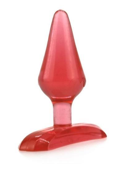 9775M      Red Crystal Jelly Butt Plug - LAST CHANCE - Final Closeout! Black Friday Blowout   , Sub-Shop.com Bondage and Fetish Superstore