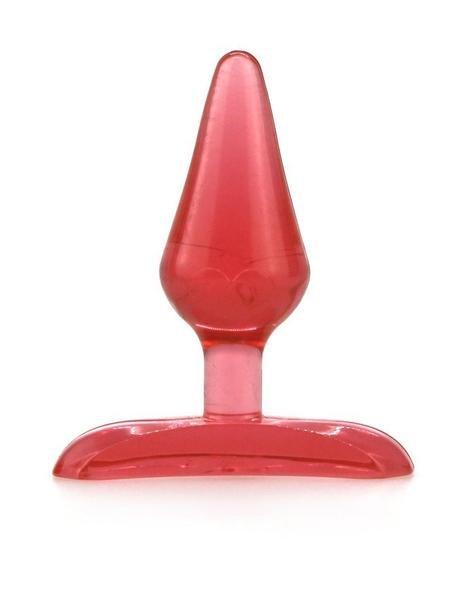 9775M      Red Crystal Jelly Butt Plug - LAST CHANCE - Final Closeout! Black Friday Blowout   , Sub-Shop.com Bondage and Fetish Superstore