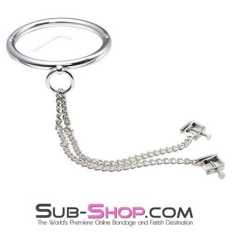 9788M      Steel Ownership Collar and Flat Clamps Set - LAST CHANCE - Final Closeout! MEGA Deal   , Sub-Shop.com Bondage and Fetish Superstore