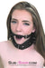 9802M      Small Black Silicone Locking Breather Ball Gag Gags   , Sub-Shop.com Bondage and Fetish Superstore