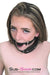 9802M      Small Black Silicone Locking Breather Ball Gag Gags   , Sub-Shop.com Bondage and Fetish Superstore