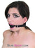 9803M      Medium Black Silicone Locking Breather Ball Gag - MEGA Deal Black Friday Blowout   , Sub-Shop.com Bondage and Fetish Superstore