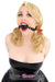 9803M      Medium Black Silicone Locking Breather Ball Gag - MEGA Deal Black Friday Blowout   , Sub-Shop.com Bondage and Fetish Superstore