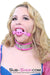 1417R-SIS      Sissy Pink Rubber Lined Locking Stainless Steel Collar Sissy   , Sub-Shop.com Bondage and Fetish Superstore