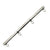 9811M      Con-TRAP-tion Chrome Steel Bondage Bar with 4 Attachment Points Spreader Bar   , Sub-Shop.com Bondage and Fetish Superstore