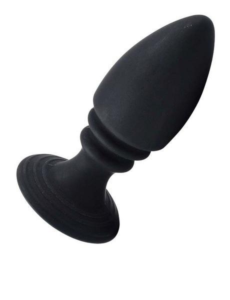 9818M      The Missile Black Silicone Butt Plug - LAST CHANCE - Final Closeout! Black Friday Blowout   , Sub-Shop.com Bondage and Fetish Superstore