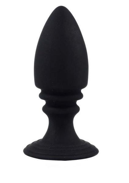 9818M      The Missile Black Silicone Butt Plug - LAST CHANCE - Final Closeout! Black Friday Blowout   , Sub-Shop.com Bondage and Fetish Superstore