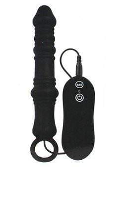 9820M-SIS      Sissy's 10 Function Vibrating Silicone Cannon Anal Plug Sissy   , Sub-Shop.com Bondage and Fetish Superstore