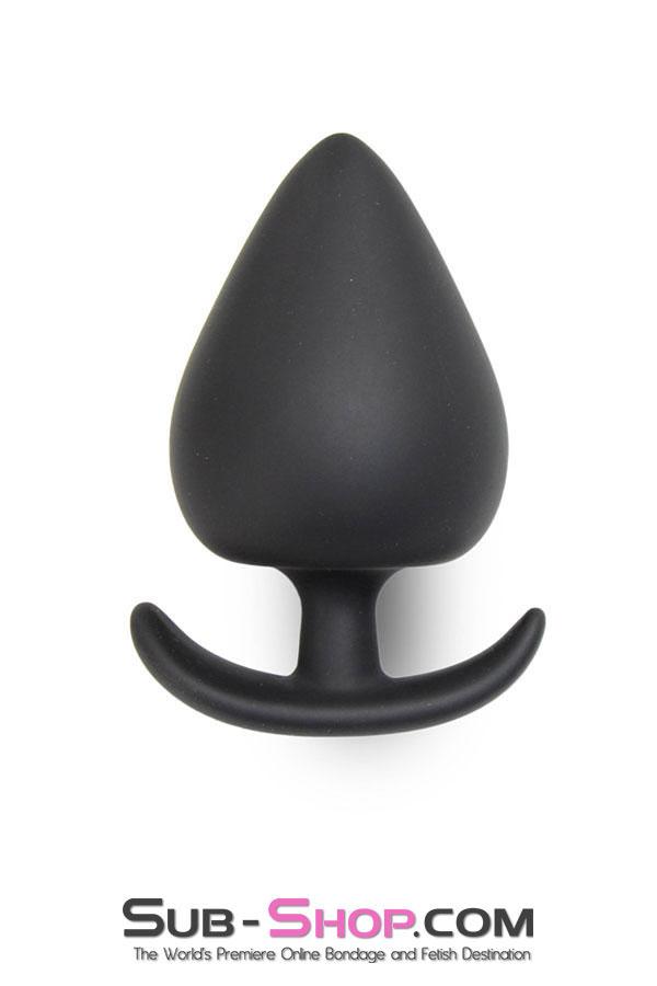9825M      Really BIG Black XXL Silicone Anal Plug Anal Toys   , Sub-Shop.com Bondage and Fetish Superstore